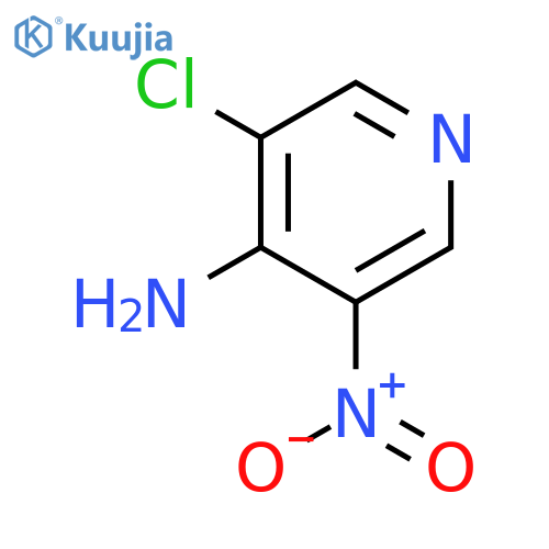 3-chloro-5-nitro-pyridin-4-amine structure