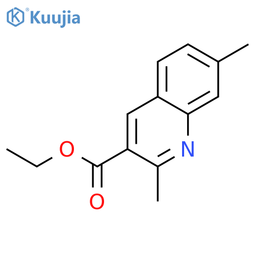 Ethyl 2,7-Dimethylquinoline-3-carboxylate structure