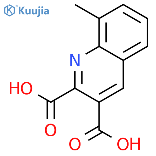 8-methylquinoline-2,3-dicarboxylic acid structure