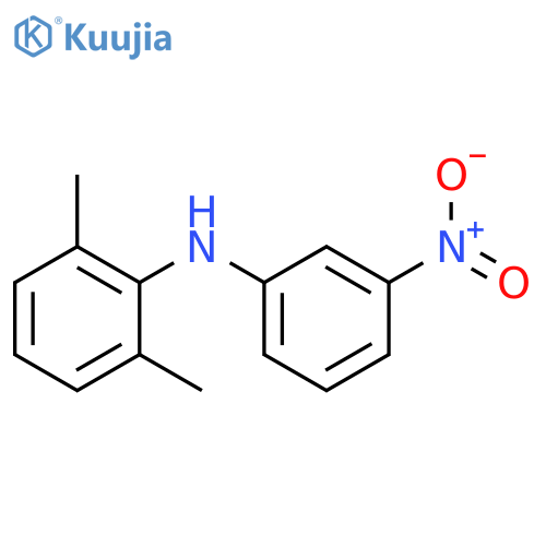 Benzenamine, 2,6-dimethyl-N-(3-nitrophenyl)- structure