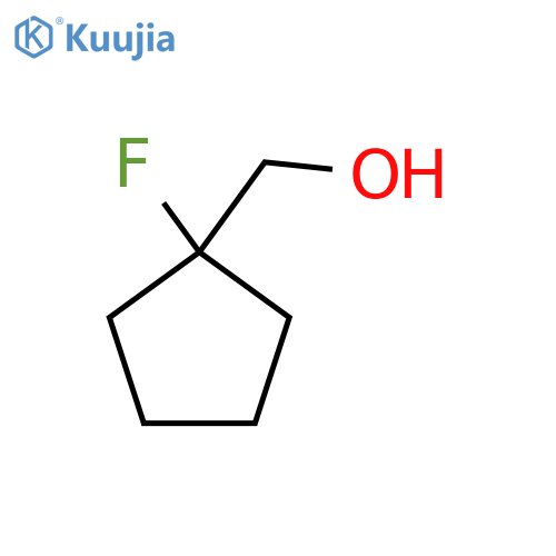 (1-Fluorocyclopentyl)methanol structure