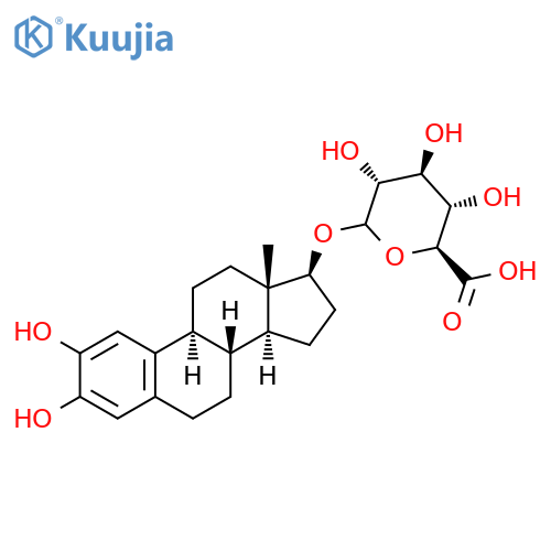 2-Hydroxyestradiol-17beta-glucuronide structure