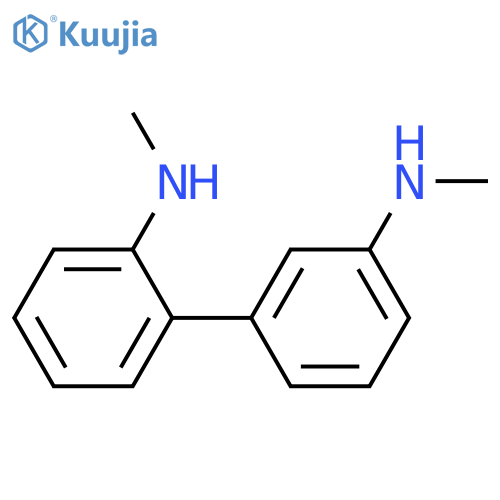 N,N'-dimethylbiphenyl-2,3'-diamine structure