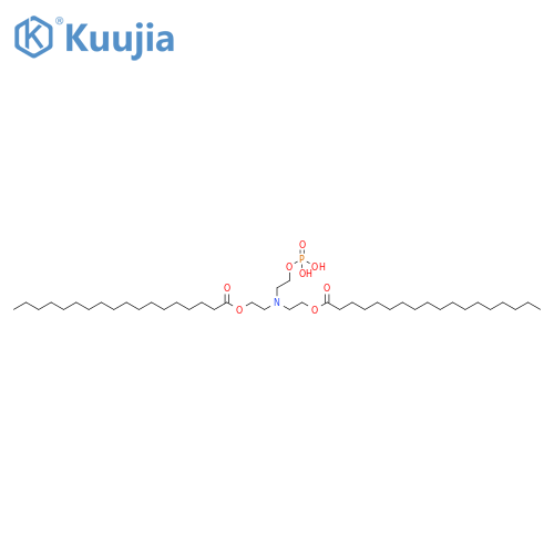 Octadecanoic acid, [[2-(phosphonooxy)ethyl]imino]di-2,1-ethanediyl ester (9CI) structure