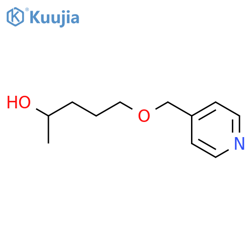2-Pentanol, 5-(4-pyridinylmethoxy)- structure