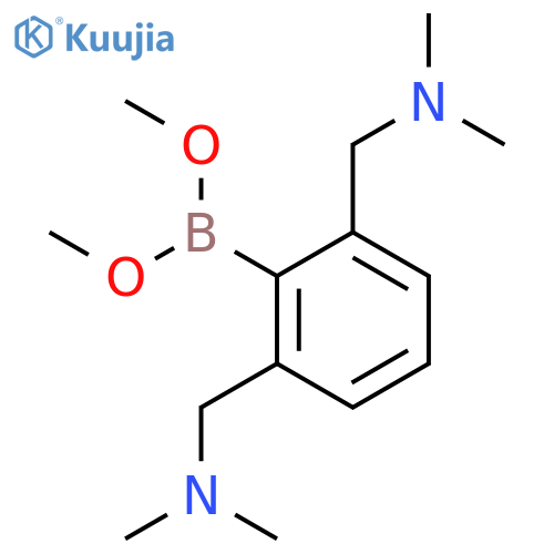 Boronic acid, [2,6-bis[(dimethylamino)methyl]phenyl]-, dimethyl ester structure