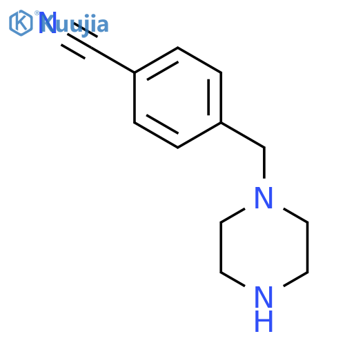1-(4-Cyanobenzyl)piperazine structure