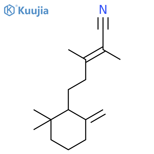 2-Pentenenitrile, 5-(2,2-dimethyl-6-methylenecyclohexyl)-2,3-dimethyl- structure