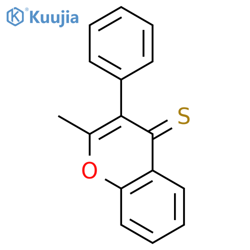 4H-1-Benzopyran-4-thione, 2-methyl-3-phenyl- structure