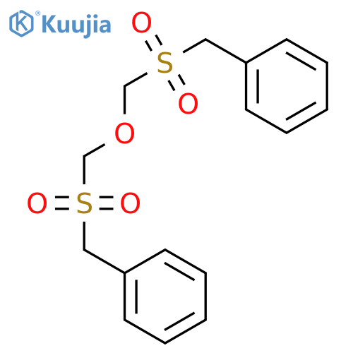 Benzene, 1,1'-[oxybis(methylenesulfonylmethylene)]bis- structure