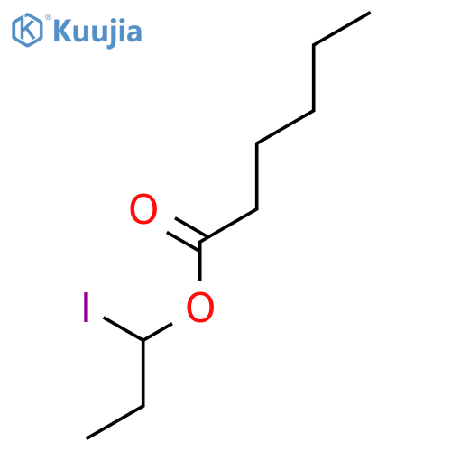 Hexanoic acid, 1-iodopropyl ester structure