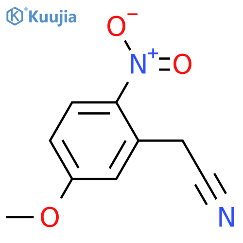 2-(5-methoxy-2-nitrophenyl)acetonitrile structure