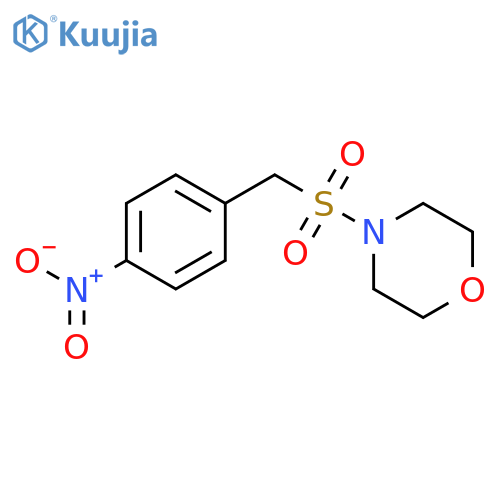 Morpholine,4-[[(4-nitrophenyl)methyl]sulfonyl]- structure