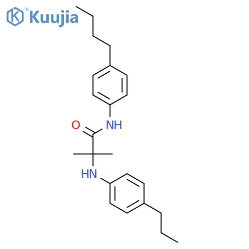 Propanamide, N-(4-butylphenyl)-2-methyl-2-[(4-propylphenyl)amino]- structure