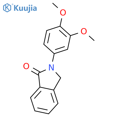 1H-Isoindol-1-one, 2-(3,4-dimethoxyphenyl)-2,3-dihydro- structure