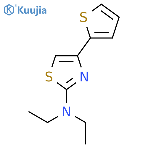 2-Thiazolamine, N,N-diethyl-4-(2-thienyl)- structure