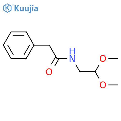 N-(2,2-Dimethoxyethyl)-2-phenylacetamide structure