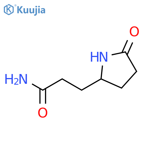 2-Pyrrolidinepropanamide, 5-oxo- structure