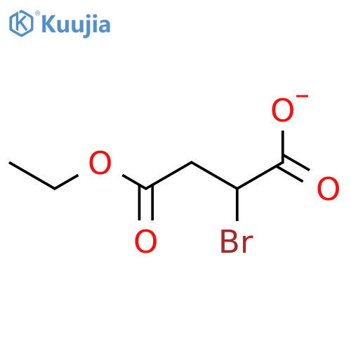 2-bromo-4-ethoxy-4-oxobutanoic acid structure