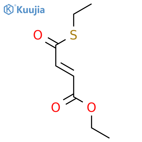 2-Butenoic acid, 4-(ethylthio)-4-oxo-, ethyl ester, (Z)- structure