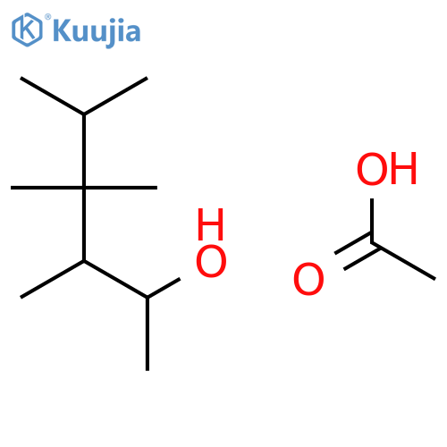 2-Hexanol, 3,4,4,5-tetramethyl-, acetate structure