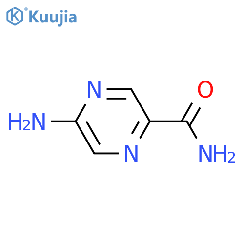 5-Aminopyrazine-2-carboxamide structure