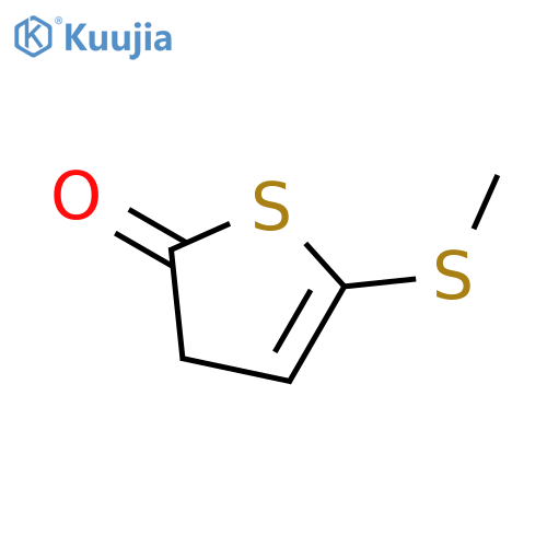 2(3H)-THIOPHENONE, 5-(METHYLTHIO)- structure