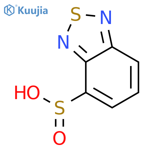 2,1,3-Benzothiadiazole-4-sulfinic acid structure
