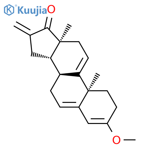 ANDROSTA-3,5,9(11)-TRIEN-17-ONE, 3-METHOXY-16-METHYLENE- structure