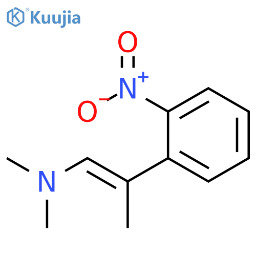 1-Propen-1-amine, N,N-dimethyl-2-(2-nitrophenyl)- structure
