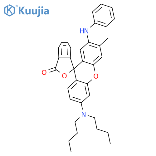 2-Anilino-6-dibutylamino-3-methylfluoran structure