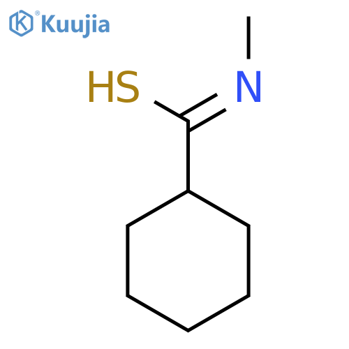 Cyclohexanecarbothioamide, N-methyl- structure