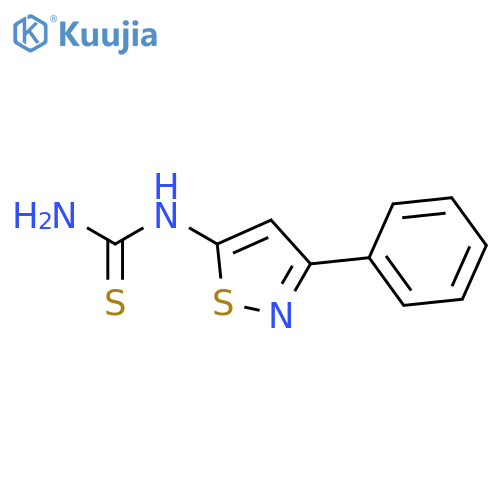 Thiourea, (3-phenyl-5-isothiazolyl)- structure