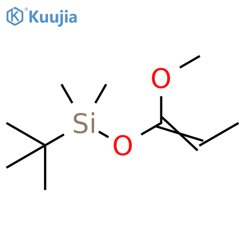 Silane, (1,1-dimethylethyl)[(1-methoxy-1-propenyl)oxy]dimethyl- structure