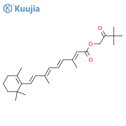Retinoic Acid 3,3-Dimethyl-2-oxobutyl Ester structure