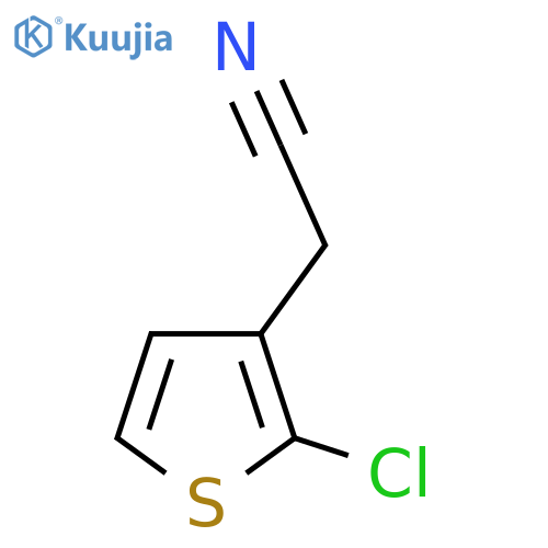 2-(2-Chlorothiophen-3-yl)acetonitrile structure