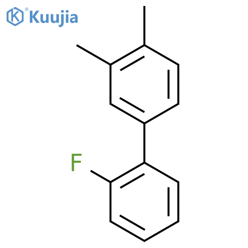 1,1'-Biphenyl, 2-fluoro-3',4'-dimethyl- structure