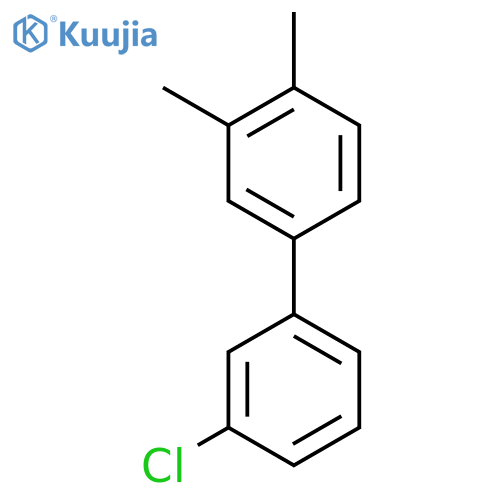 1,1'-Biphenyl, 3'-chloro-3,4-dimethyl- structure