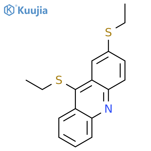Acridine, 2,9-bis(ethylthio)- structure