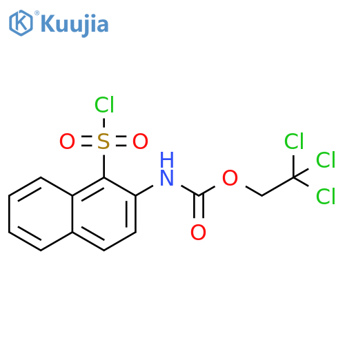Carbamic acid, [1-(chlorosulfonyl)-2-naphthalenyl]-, 2,2,2-trichloroethylester structure