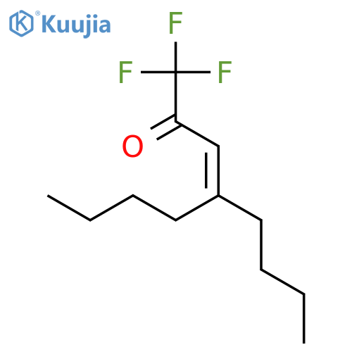 3-Octen-2-one, 4-butyl-1,1,1-trifluoro- structure