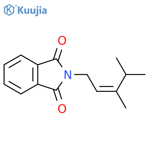 1H-Isoindole-1,3(2H)-dione, 2-(3,4-dimethyl-2-pentenyl)-, (Z)- structure