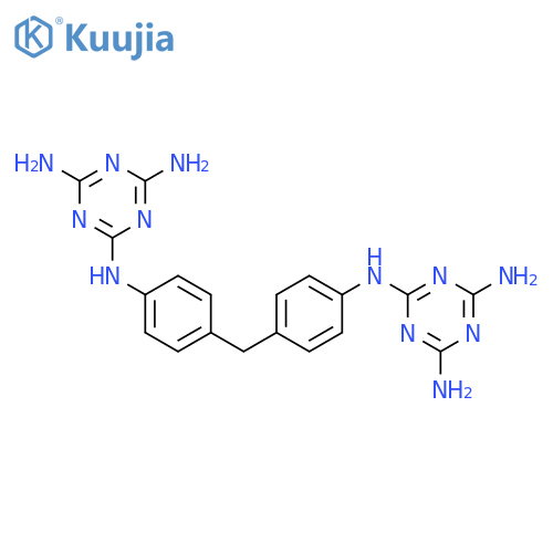 1,3,5-Triazine-2,4,6-triamine, N,N'''-(methylenedi-4,1-phenylene)bis- structure