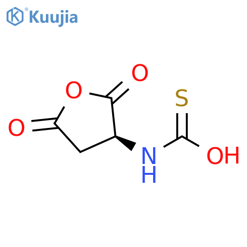 Carbamothioic acid, (tetrahydro-2,5-dioxo-3-furanyl)-, (S)- structure