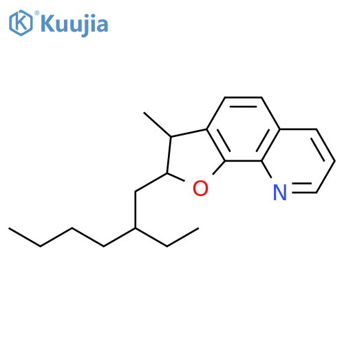Furo[3,2-h]quinoline, 2-(2-ethylhexyl)-2,3-dihydro-3-methyl- structure