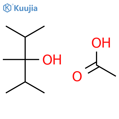 3-Pentanol, 2,3,4-trimethyl-, acetate structure