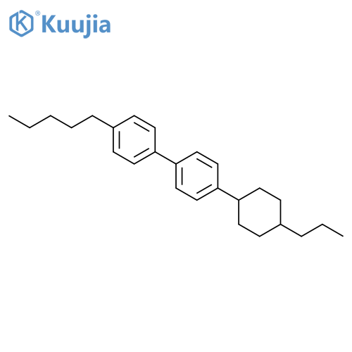 4-trans-Propylcyclohexyl-4'-pentylbiphenyl structure