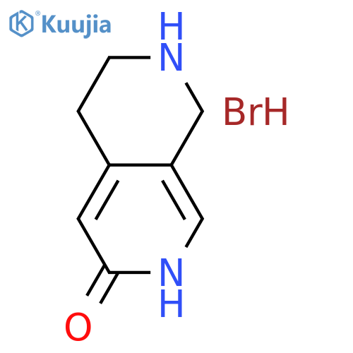 5,6,7,8-Tetrahydro-2,7-naphthyridin-3-ol hydrobromide structure