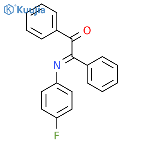 Ethanone, [(4-fluorophenyl)imino]diphenyl- structure