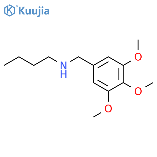 butyl[(3,4,5-trimethoxyphenyl)methyl]amine structure